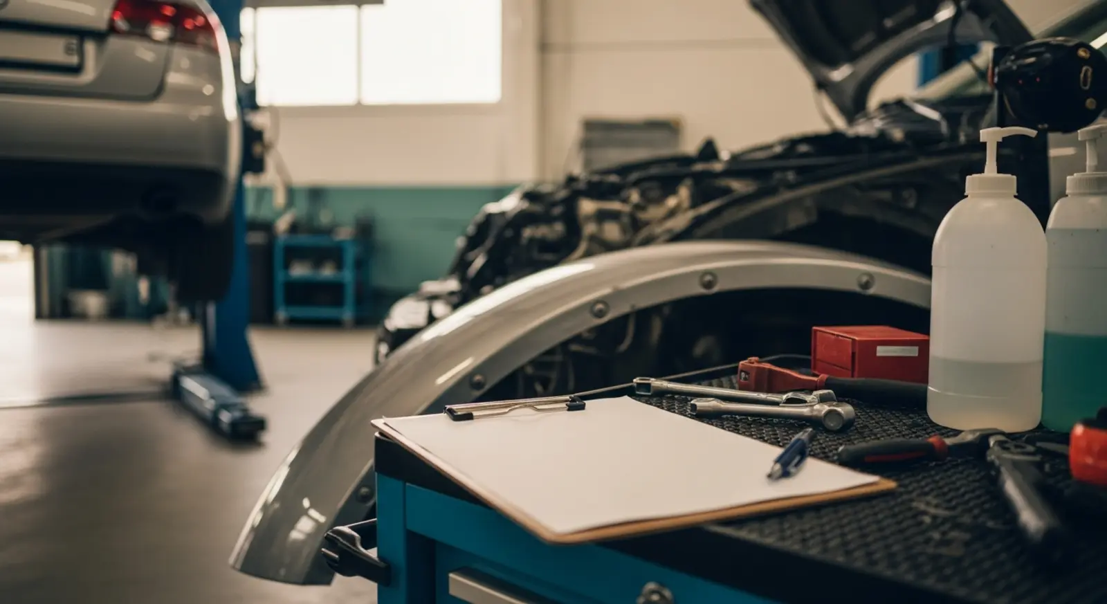 The repair order is the bottleneck, not the bay